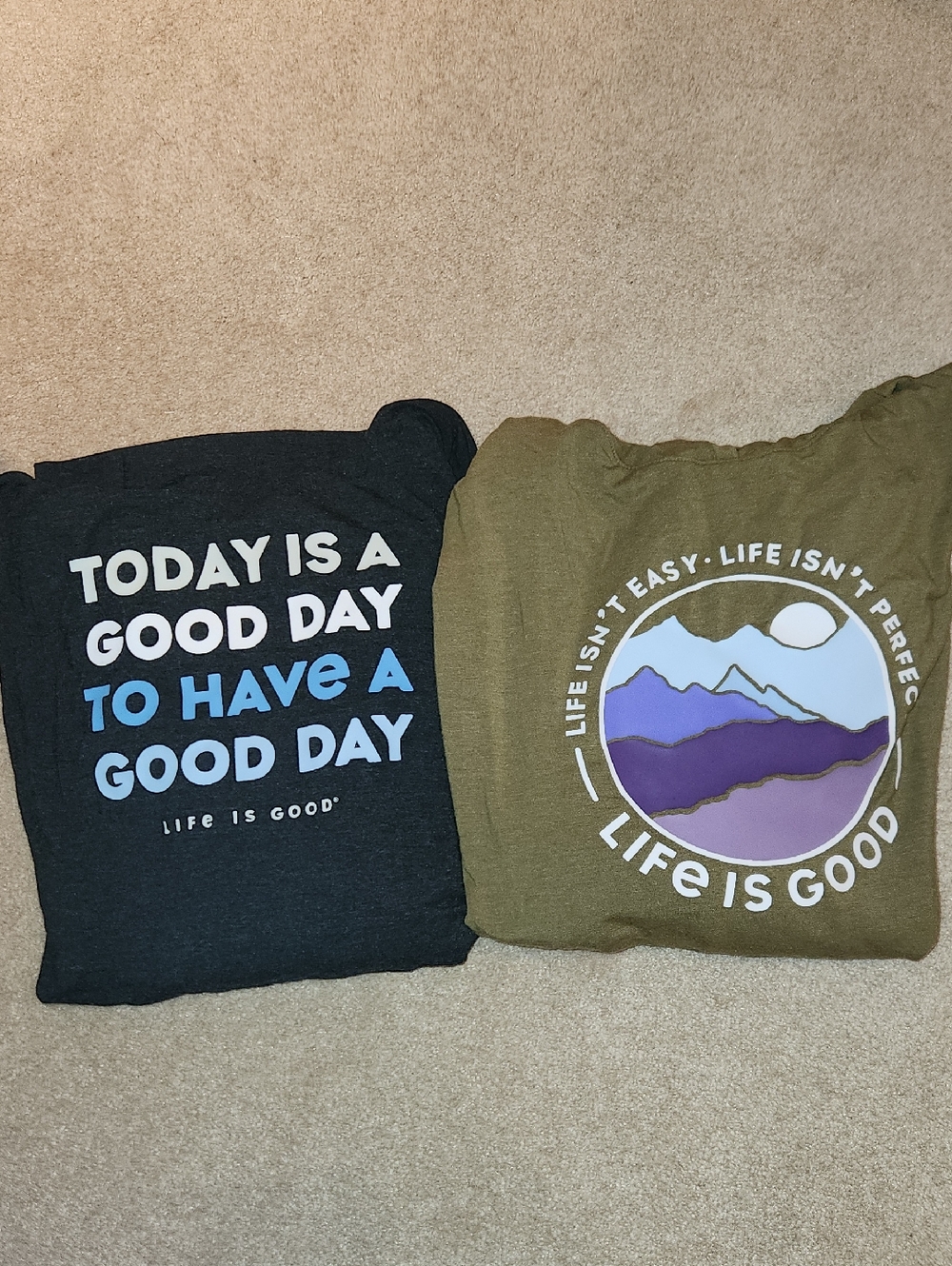 Life Is Good 2 Sweatshirts